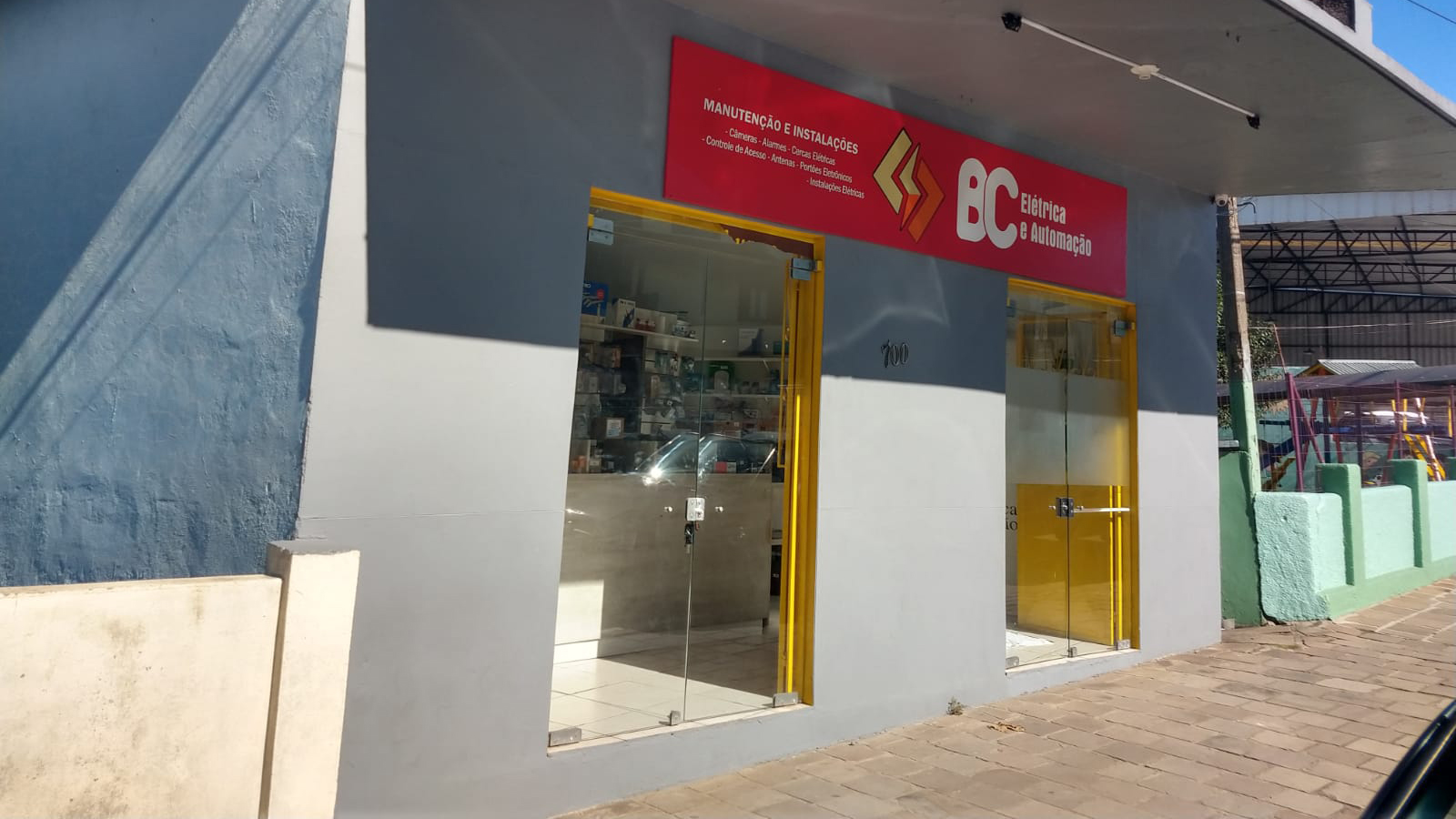 Foto da fachada da BC Elétrica e Automação